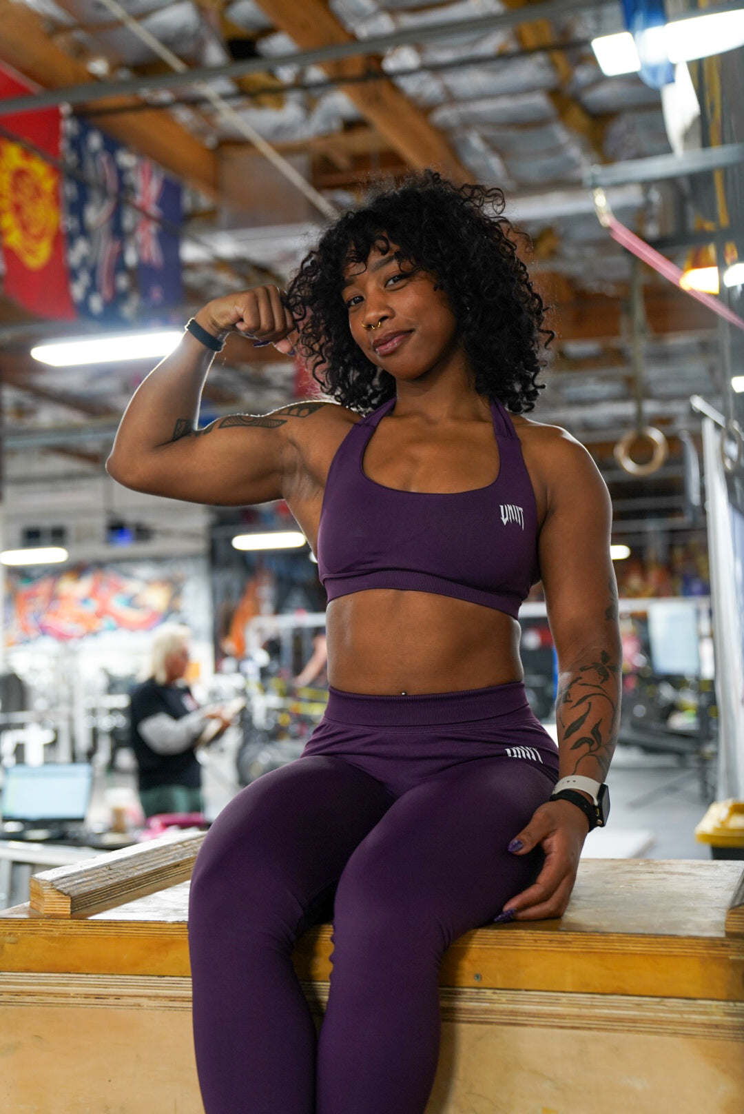 Purple ‘S2’ Halter Top