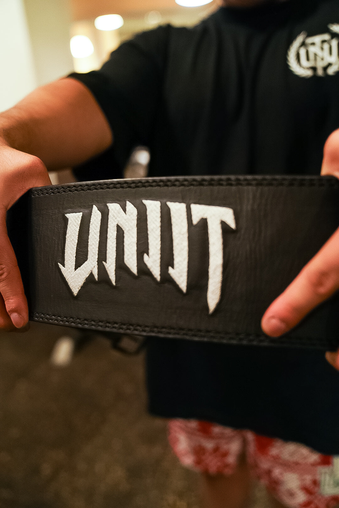 Black Pro Weight lifting belt