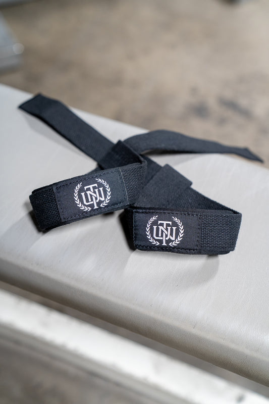 Black lifting straps