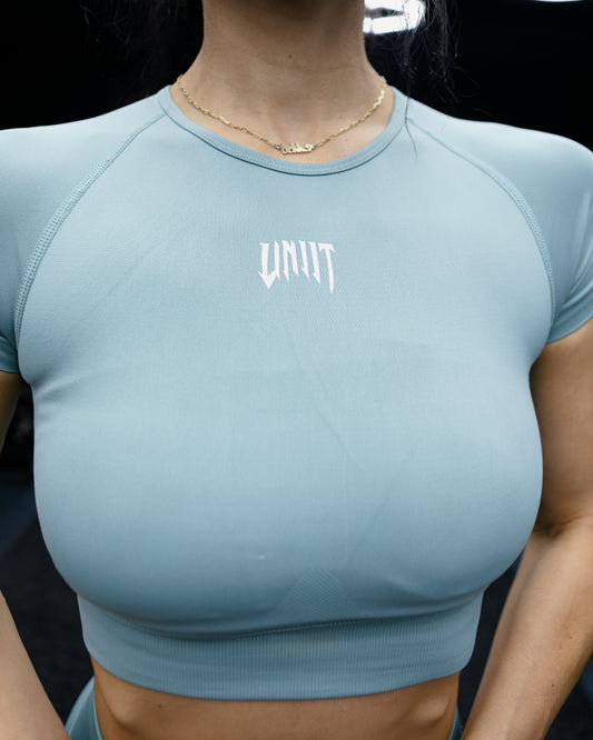 Mint Green Cropped Tee