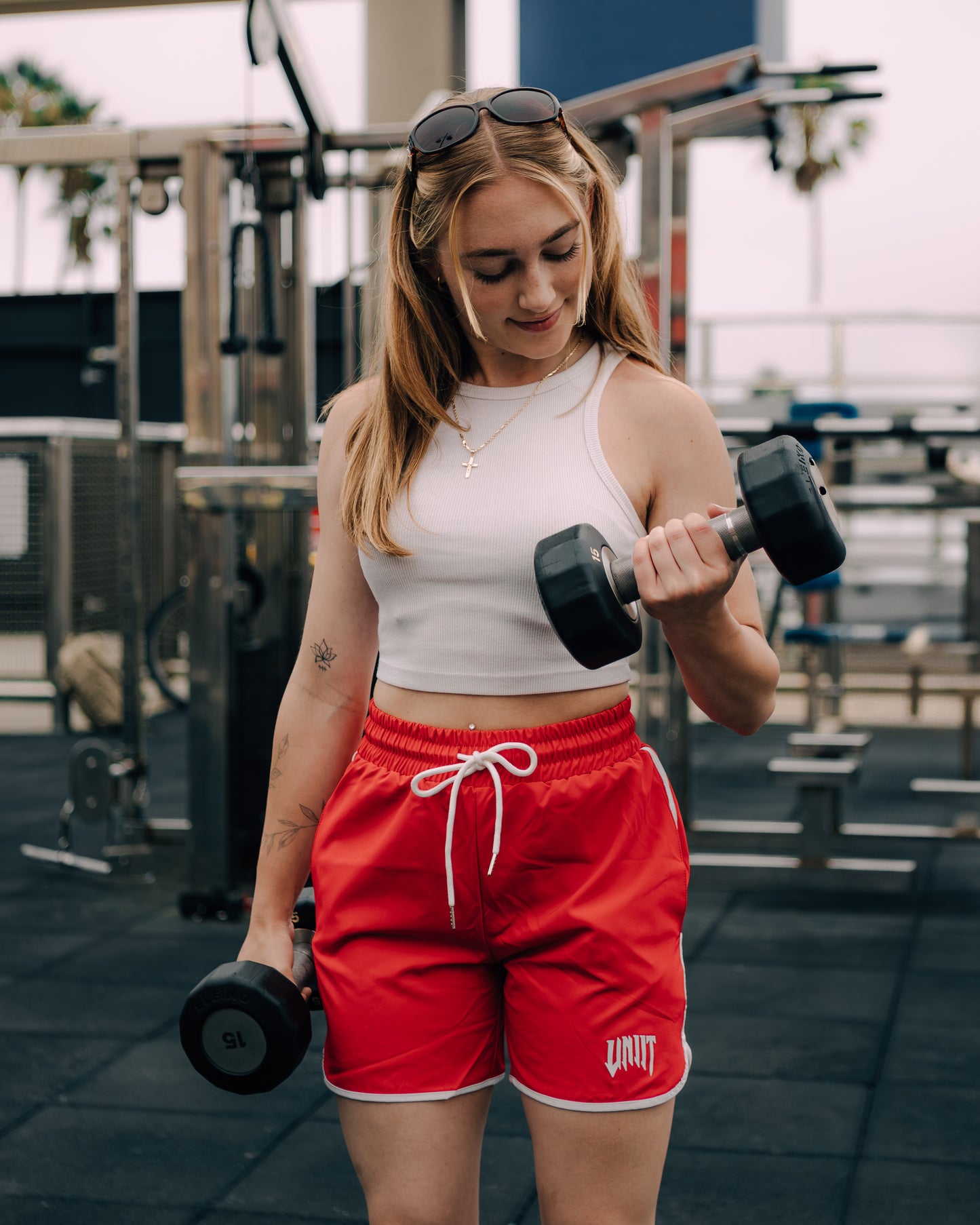 Red UNIIT Culture Shorts