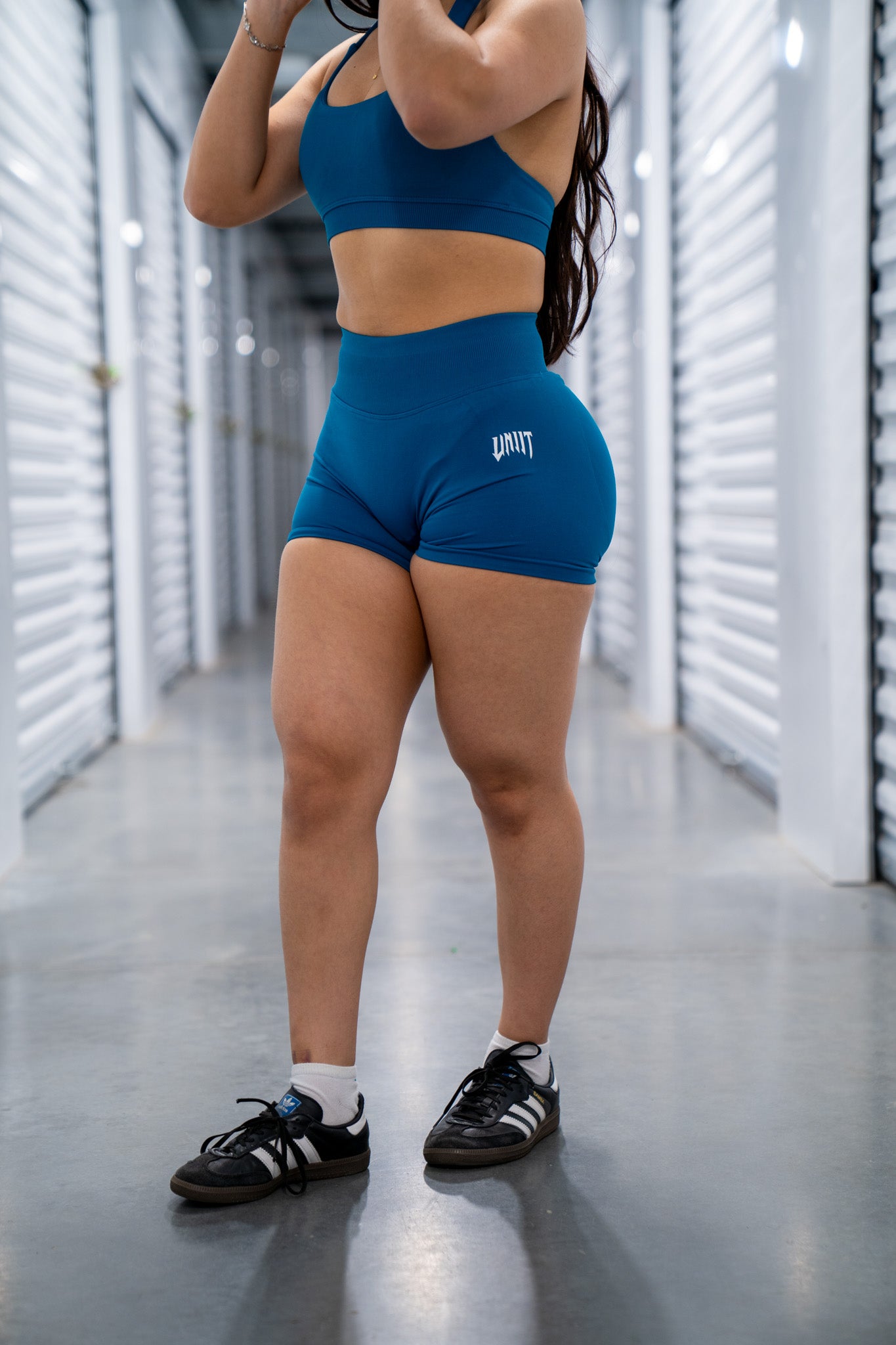 teal velocity shorts