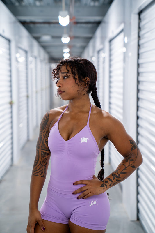 lavender halter tank top