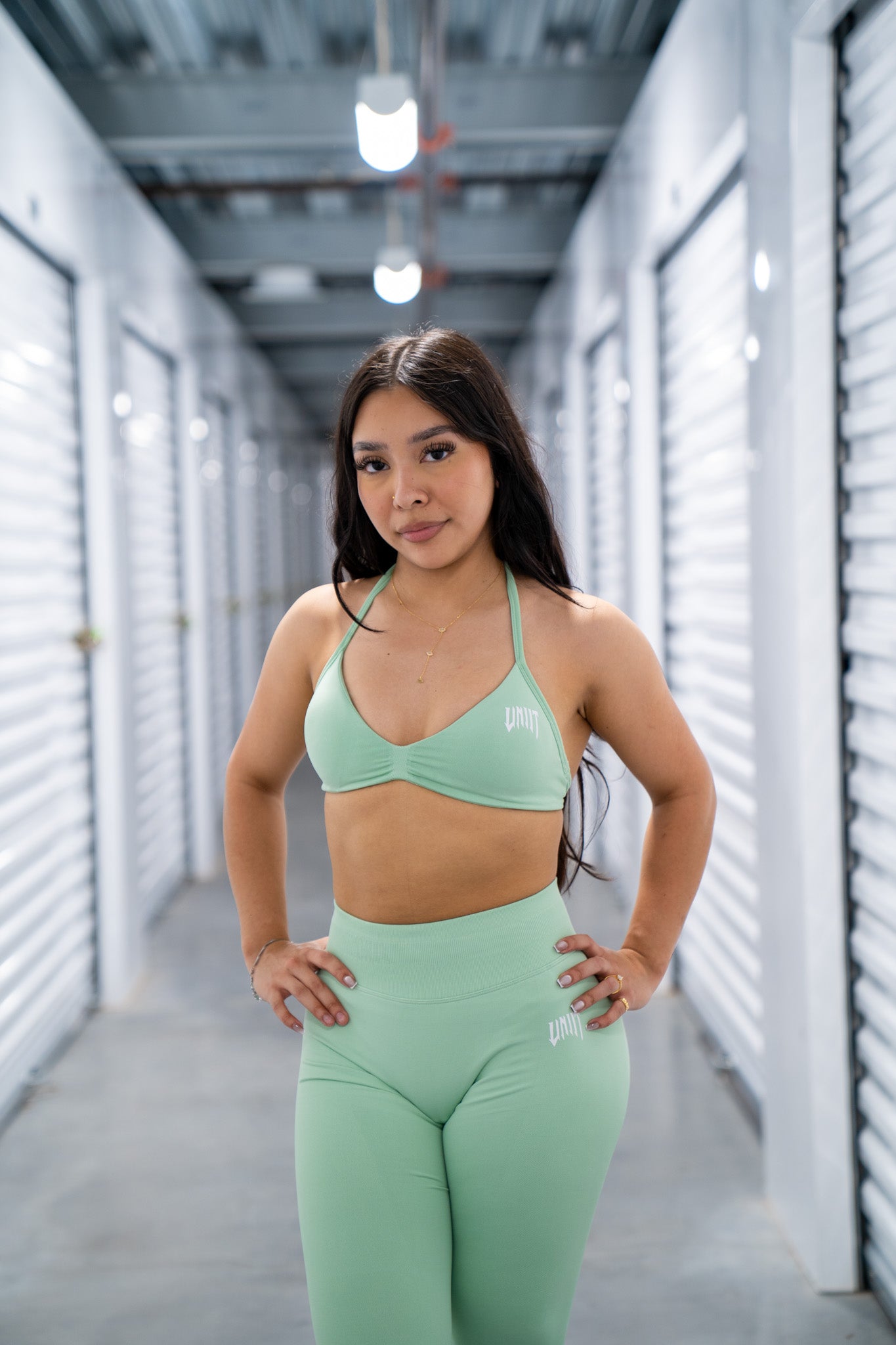 melon green bikini top