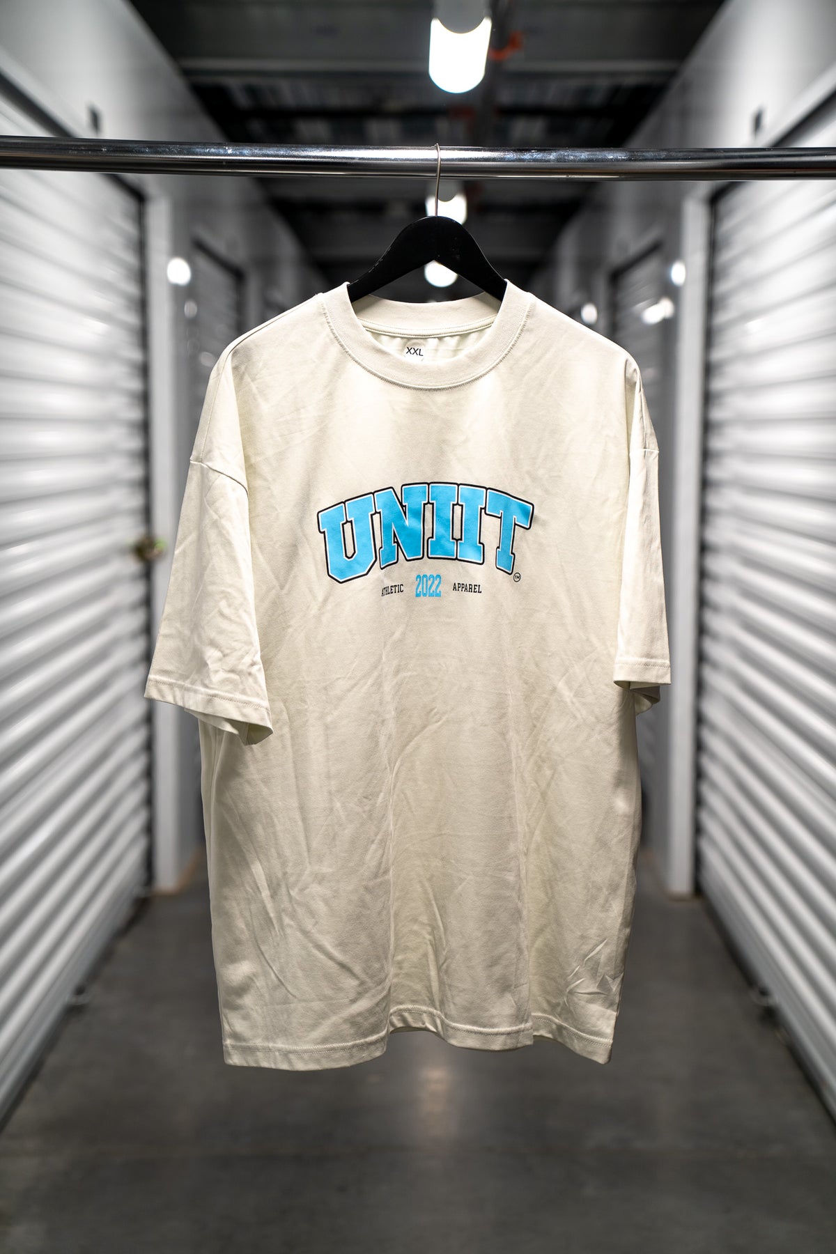 Frost blue university tee