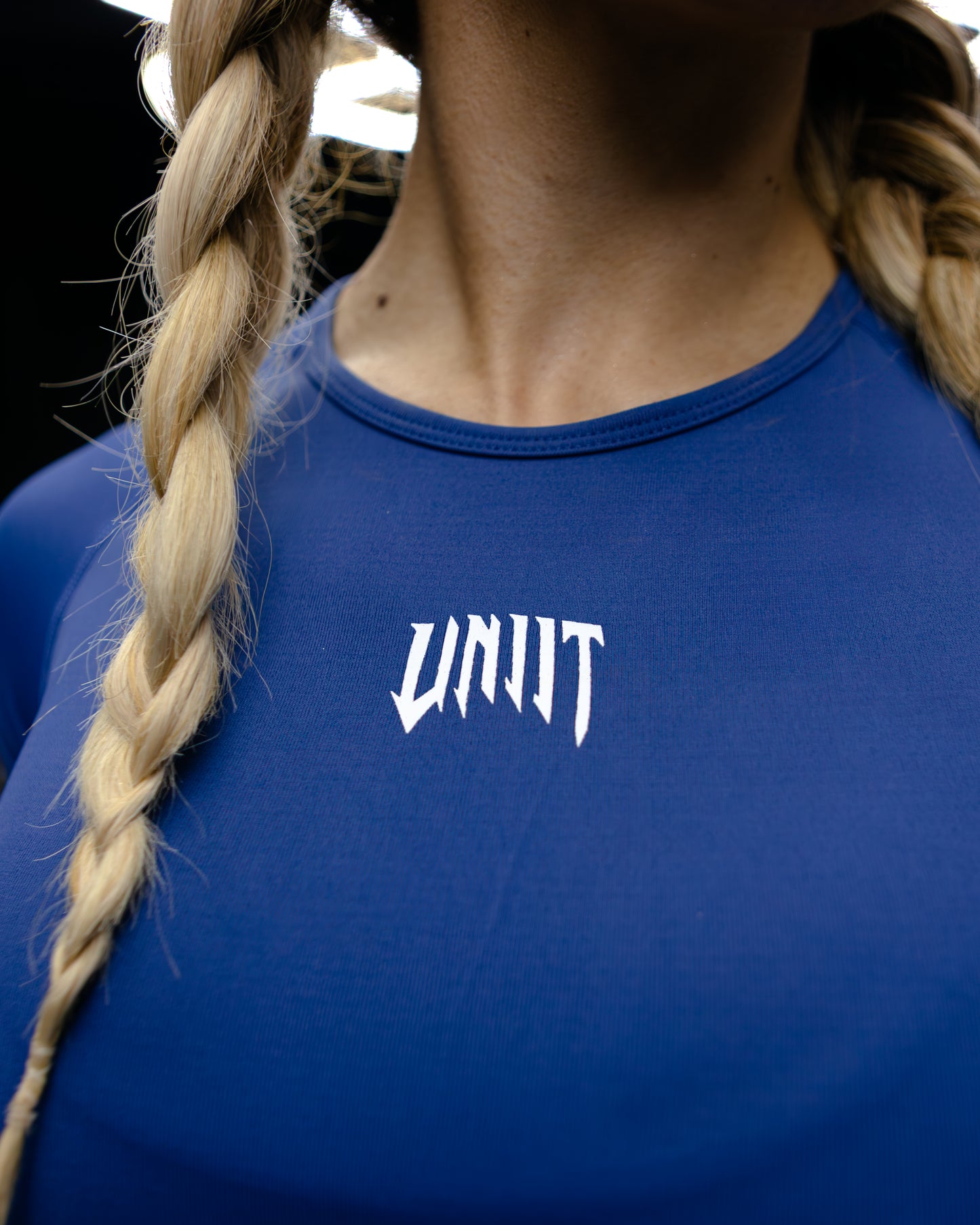 Royal Blue Crop Tee