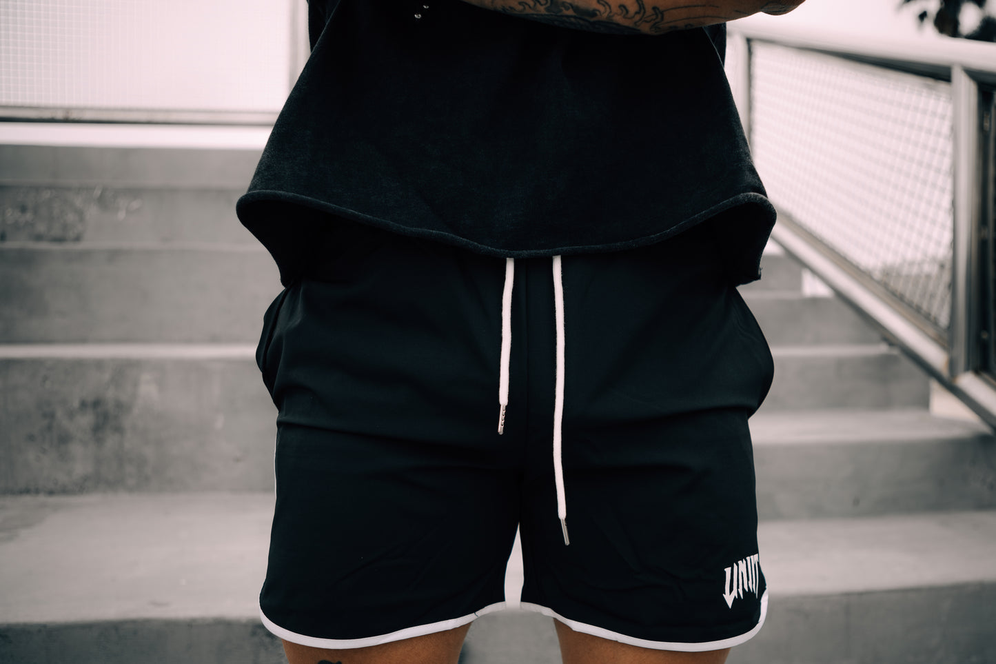 Black UNIIT Culture Shorts
