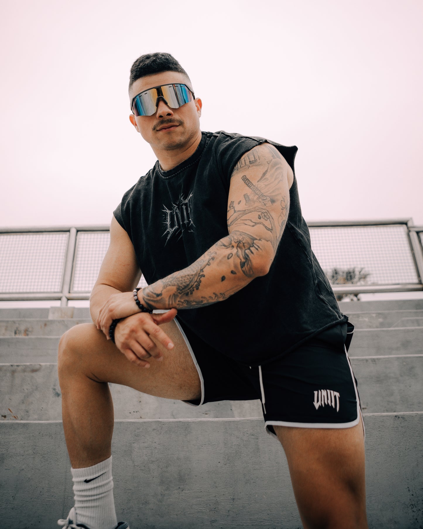 Black UNIIT Culture Shorts