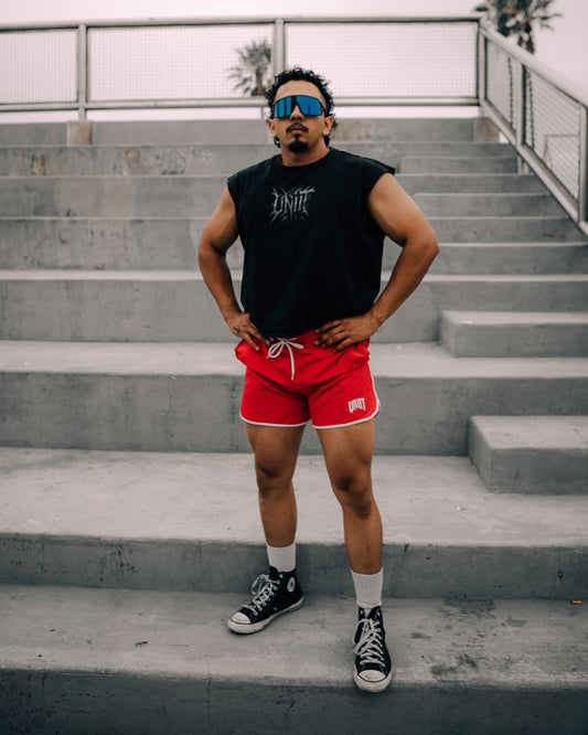 Red UNIIT Culture Shorts